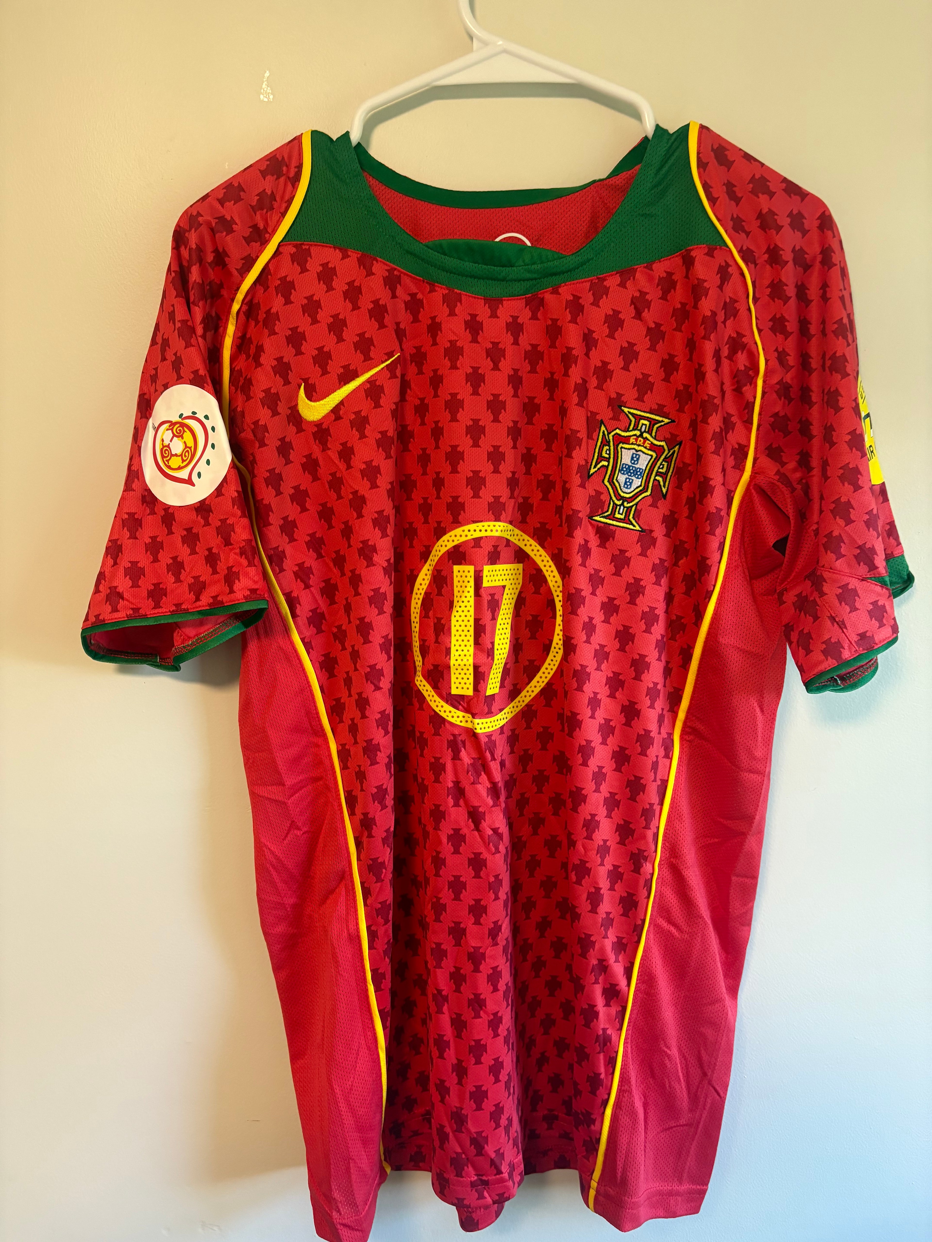 Portugal 2004 Away Ronaldo Retro Jersey