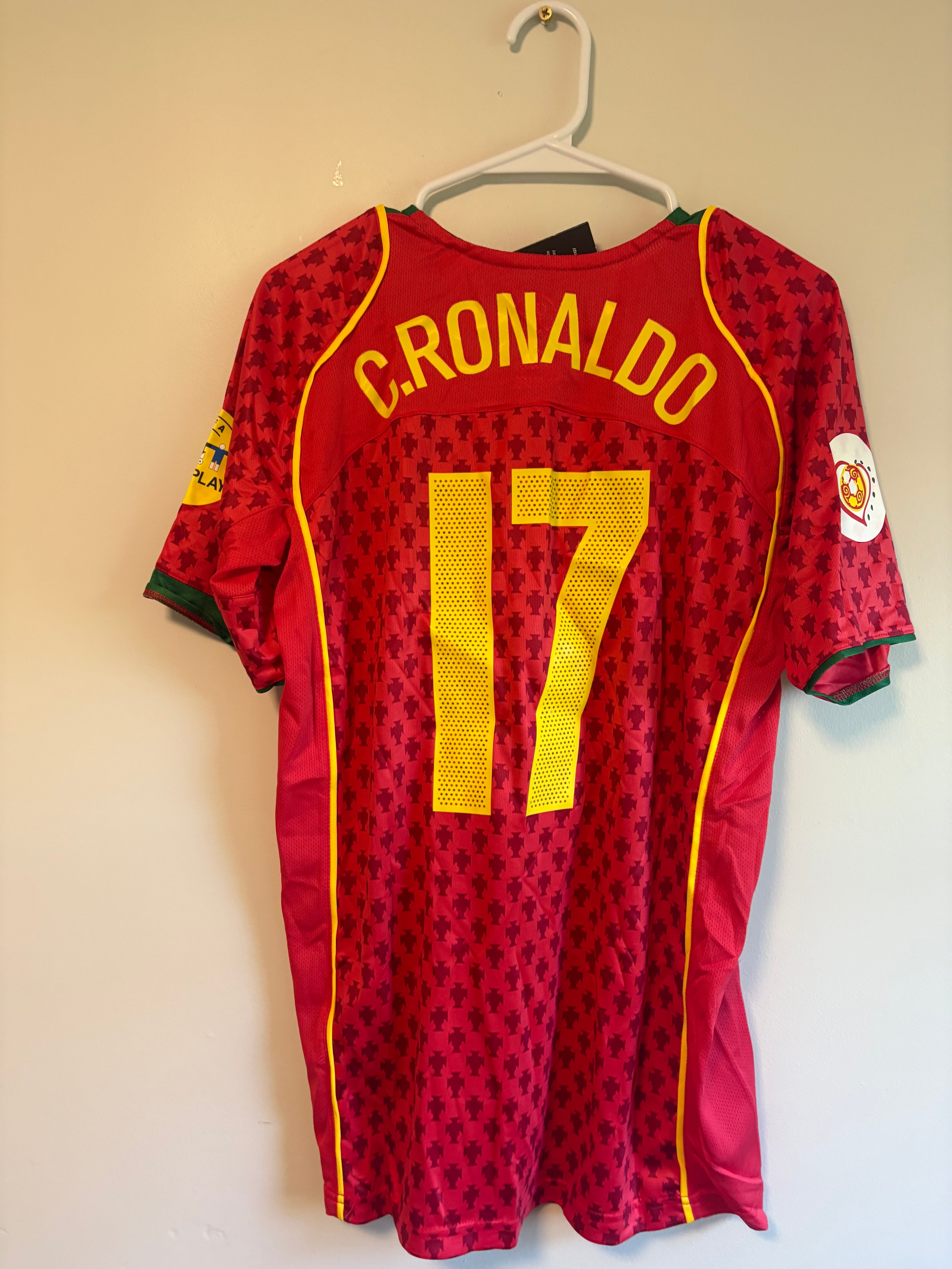Portugal 2004 Away Ronaldo Retro Jersey