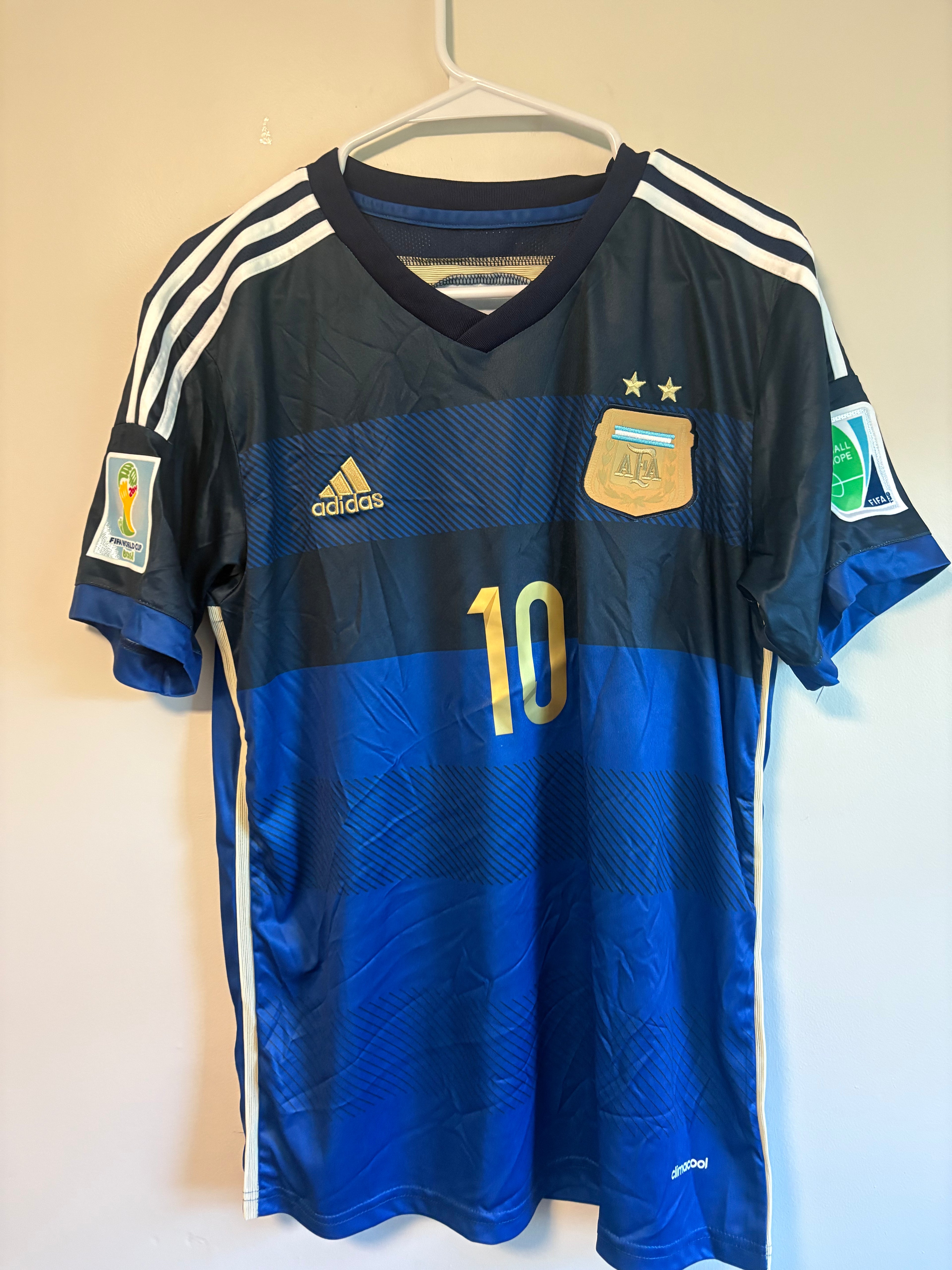 2014 Argentina Away Jersey Messi #10