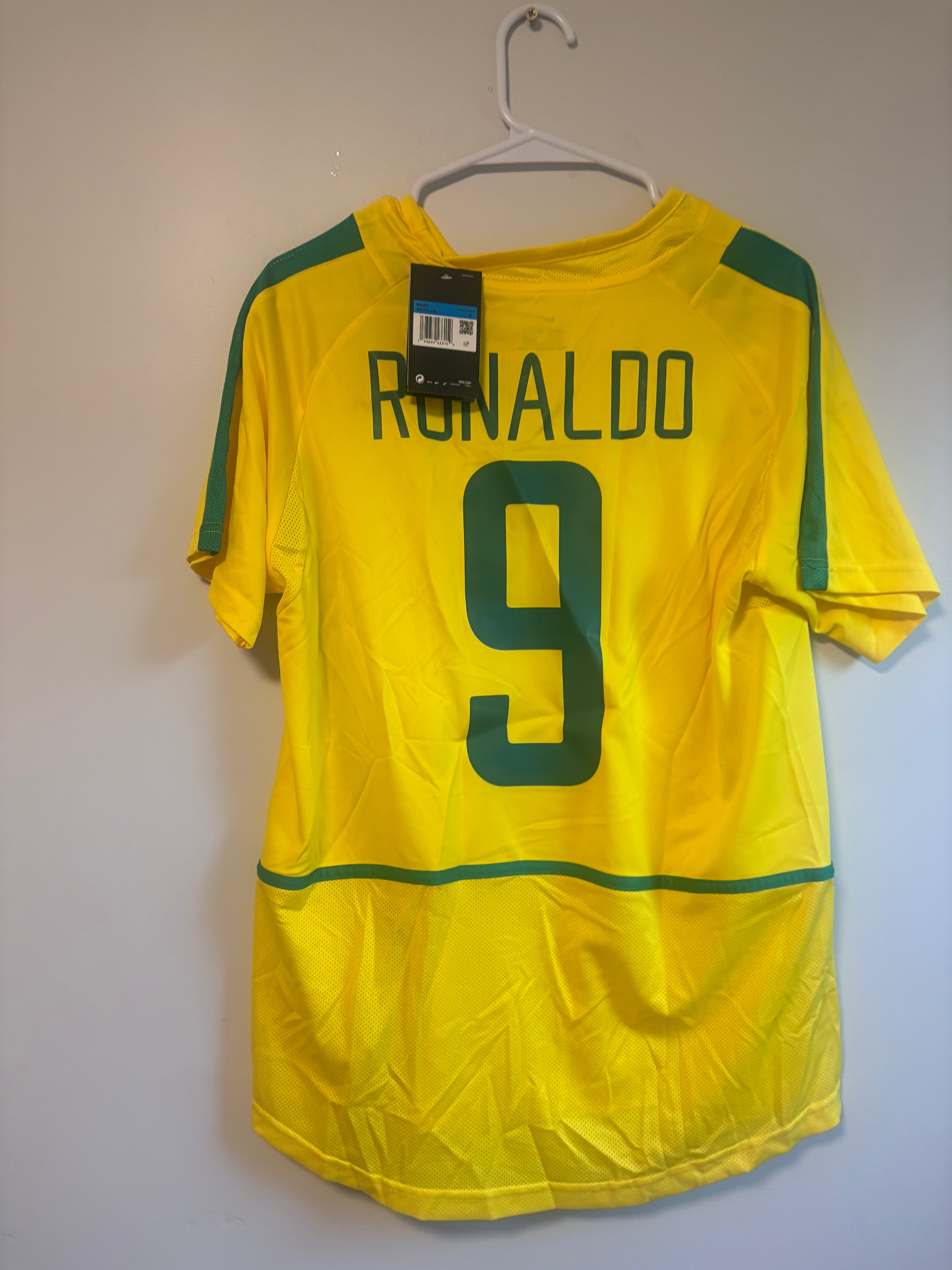 2002 Brazil World Cup Jersey Ronaldo  #9