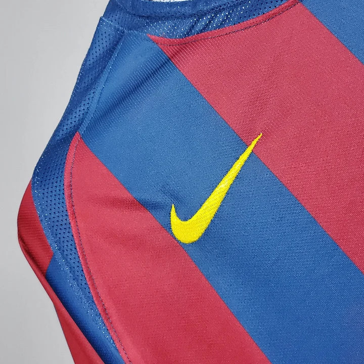 2005/2006 Retro Barcelona Home Football Shirt UEFA Champions League